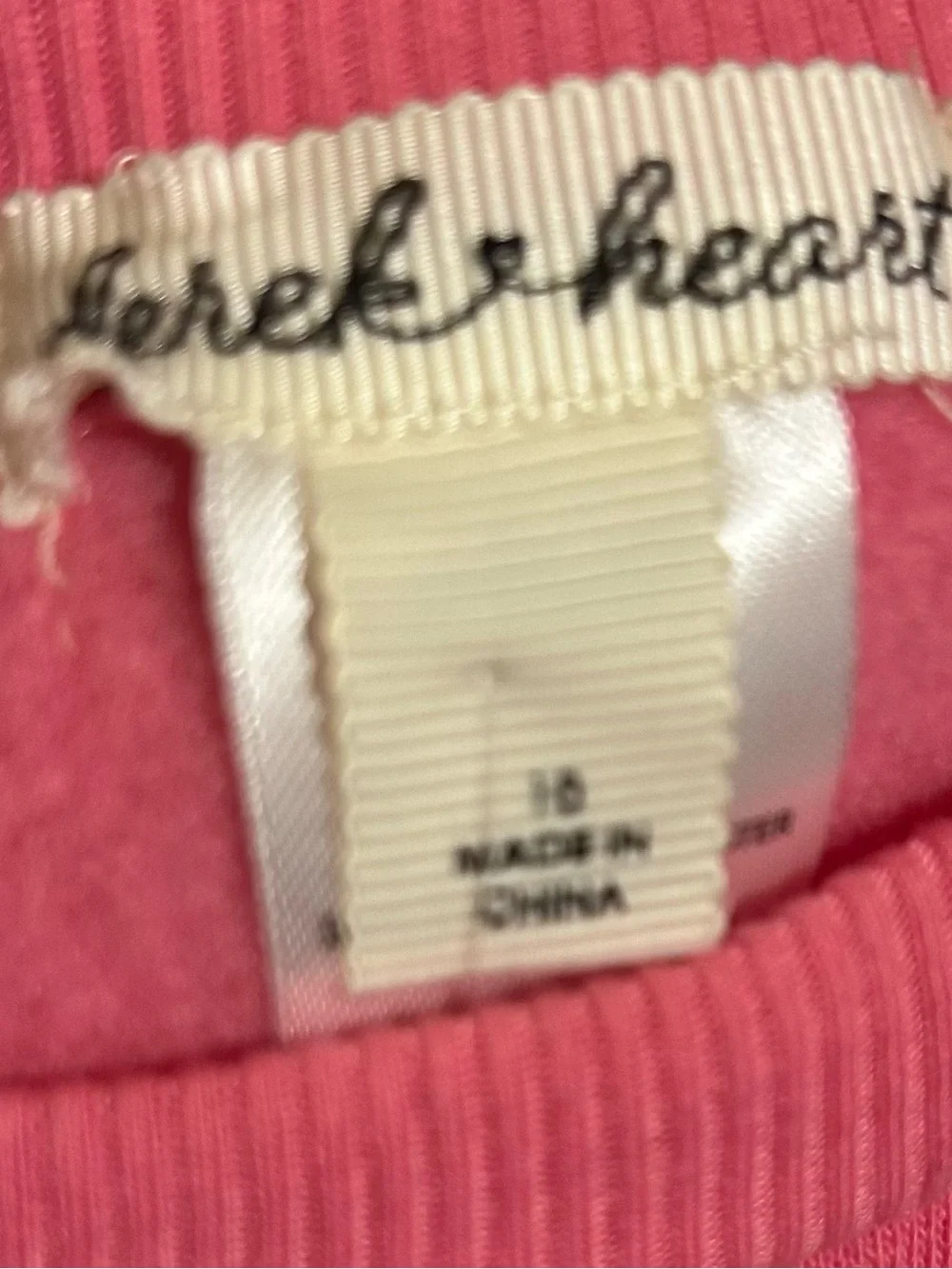 Derek Heart Hey Boo Pink Ghost Sweatsuit Set Girls Size 10